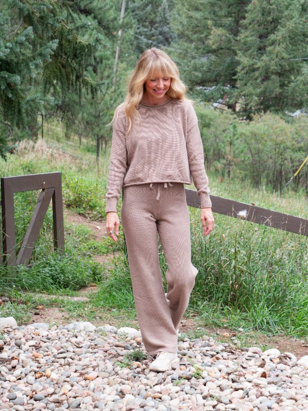 True Knit Wide Leg Pants
